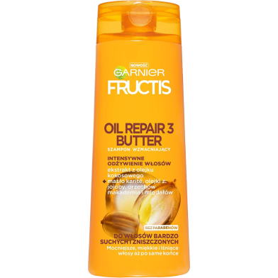 Garnier Fructis Oil Repair 3 Butter Shampoo 400 ml image
