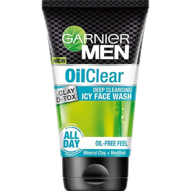Garnier Men Oil Clear Clay D-Tox Facewash 50 gm image