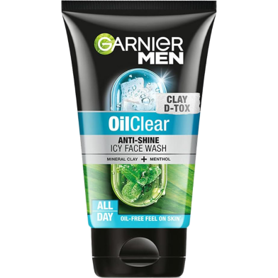 Garnier Men Oil Clear Deep Cleansing Icy Face Wash 50 gm image