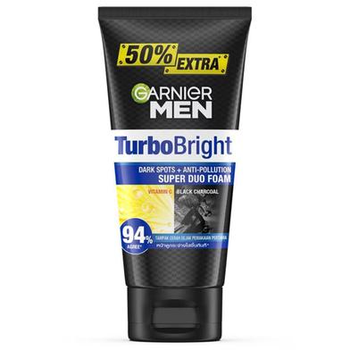 Garnier Men Turbo Bright Super Duo Facial Foam 150 ml image