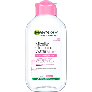 Garnier Micellar Cleansing Water All-in-1 Even for Sensitive Skin 125ml image