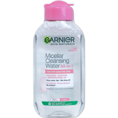 Garnier Micellar Clenasing Water All-In-1 Pink 125ml image
