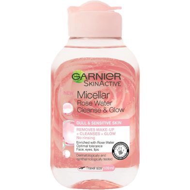 Garnier Micellar Rose Water Cleanse and Glow - 100 ml image