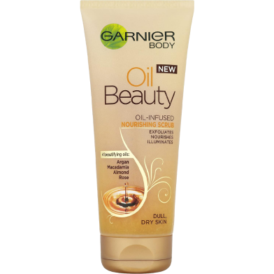 Garnier Oil Beauty Body Scrub For Dry Skin 200 ml image