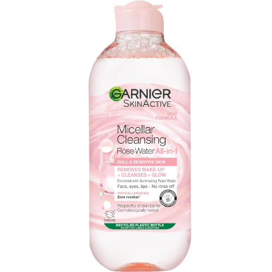 Garnier Skin Active Micellar Cleansing Rose Water For Dull and Sensitive Skin 400 ml -3600542326339 image