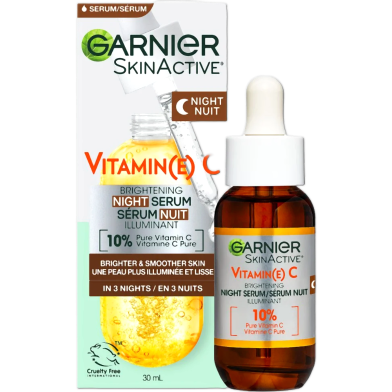 Garnier Skin Active Vitamin C Brightening Night Serum 30ml image