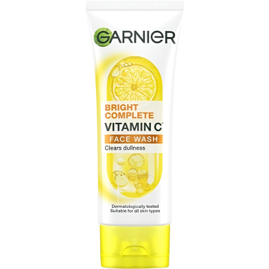 Garnier Skin Naturals Facewash Cleansing And Brightening Bright Complete 100 gm image