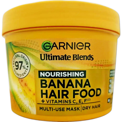 Garnier Ultimate Blend Nourishing Banana Hair Food Plus Vitamin C,E,F Multi-Use Mask 400ml image
