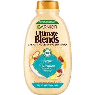 Garnier Ultimate Blends Argan Richness Creamy Nourishing Shampoo 400ml image