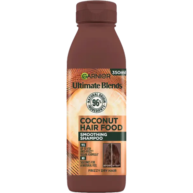 Garnier Ultimate Blends Coconut Hair Food Smoothing Shampoo - 350ml image