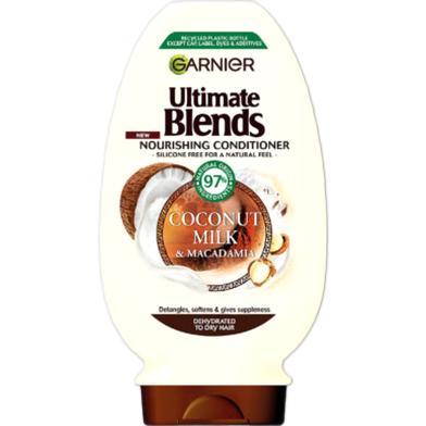Garnier Ultimate Blends Coconut Milk and Macadamia Conditioner 400 ml image