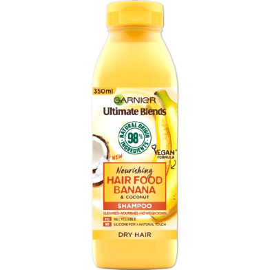 Garnier Ultimate Blends Hair Food Banana Shampoo 350ml image