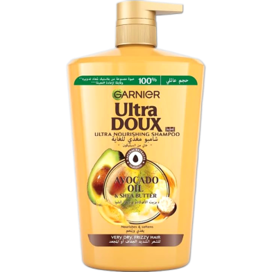 Garnier Ultra Doux Avocado Oil Shea Butter Shampoo 1000ml image