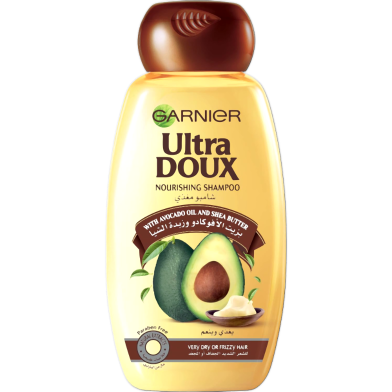 Garnier Ultra Doux Avocado Oil and Shea Butter Nourishing Shampoo 400ml image