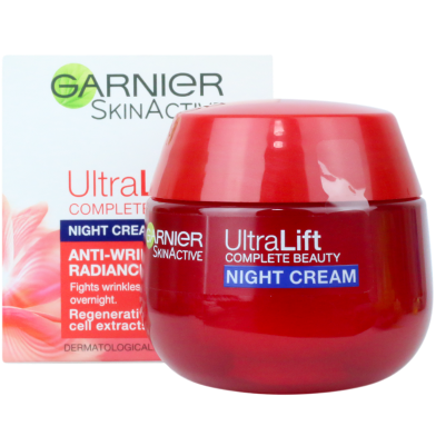 Garnier Ultra Lift Complete Beauty Anti-Wrinkle Night Cream – 50ml image