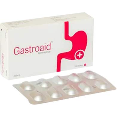 Gastroaid 500 mg Tablet 10's Strip image