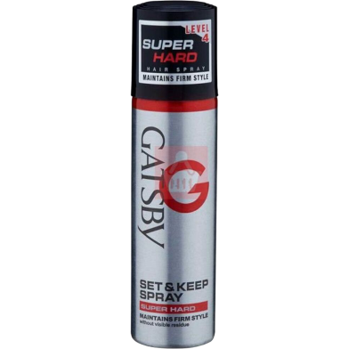 Gatsby - Hair Spray Super Hard (Level 4) For Men - 66ml image