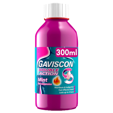Gaviscon Double Action And Get Fast Dual Relief Mint Liquid - 300ml image