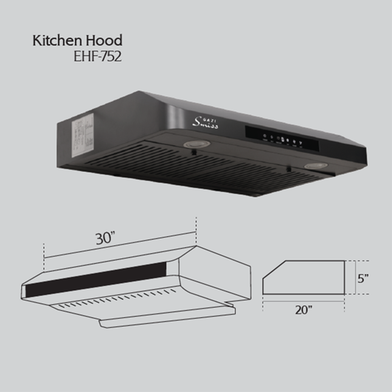 Gazi EH-F752 Smiss Kitchen Hood image