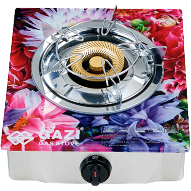 Gazi GST-110C Tempered Glass Single Burner Gas Stove image