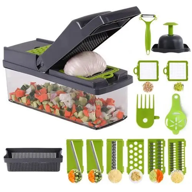 GearUP VC14 Premium 14-in-1 Vegetable and Fruits Multifuction Cutting Slicer Kitchen Tools Slide 4