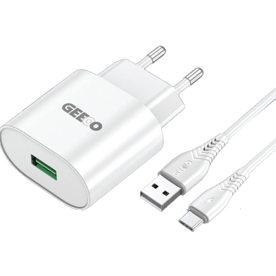 GEEOO C18 Super Fast Charger Type-C, Micro, Lightning image