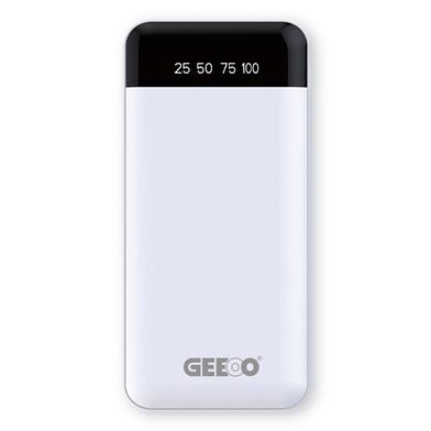 Geeoo P340 10000mAh Power Bank-White image