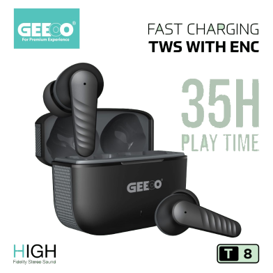 GEEOO T8 Fast Charging TWS with ENC image