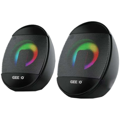 Geeoo USB-1 RGB Lighting USB Powered Wired Speaker image