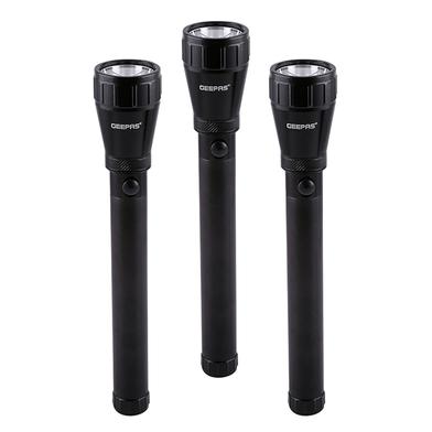 Geepas GFL51076 3-in-1 Rechargeable LED Flashlight (Combo Set) image
