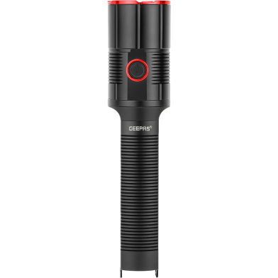 Geepas Rechargeable Led Flashlight And Torch Light With Power Bank image