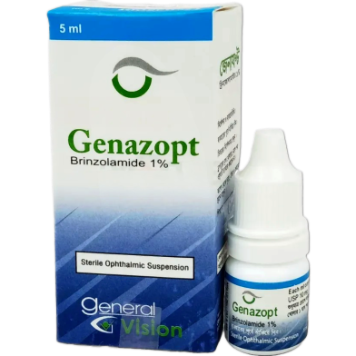Genazopt 1 Percent Ophthalmic Suspension 5 ml Drop image