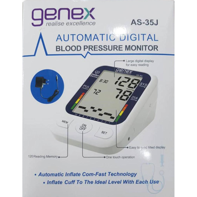 Genex AS35J Full Automatic Digital Blood Pressure Monitor BP Machine Set image