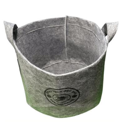 Geo Fabric Grow Bags | High Quality Geo Grow Bag | Gray – 600GSM | 15 Gallon=18x14 Inch image