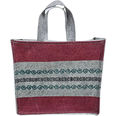 Geo Fabrics Shopping Bag | Small Bag- 12x10x6 Inch image
