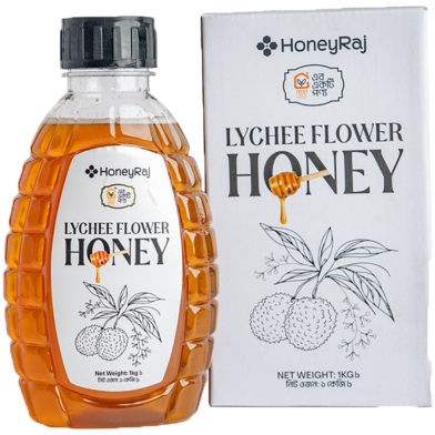 Ghorer Bazar Lychee Flower Honey 1kg image