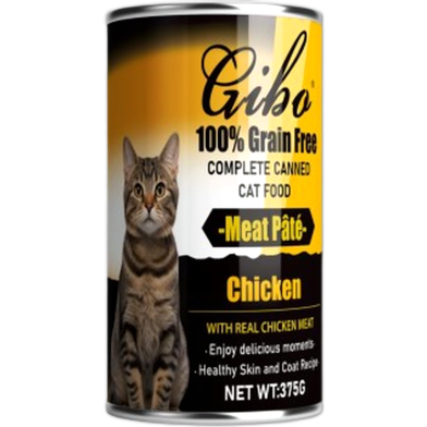 Giba Cat Can Food Grain Free Meat Pate - Chicken 375g | Cat Wet Food image