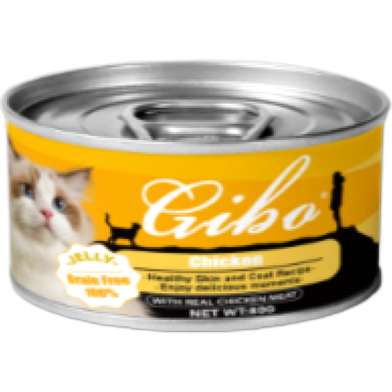 Giba Cat Can Food Soup - Chicken 80g | Healthy Skin and Coat Recipe image