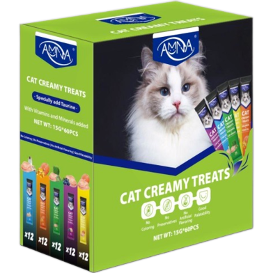 Gibo Cat Creamy Treat Mix Flavor (15g*60) image