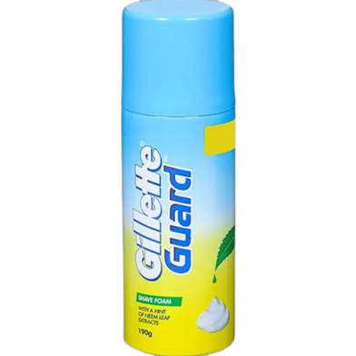 Gillette Guard Shave Foam 190ml IN image
