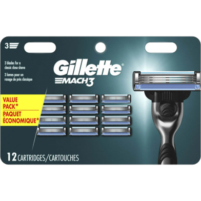 Gillette Mach3 Razor Blade - 12 Cartridges image