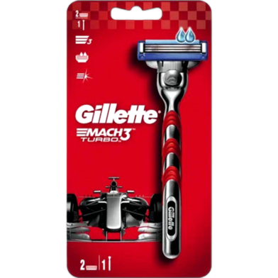 Gillette Mach3 Turbo Men 2 Blads image