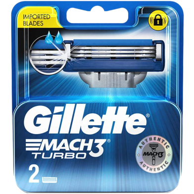 Gillette Mach 3 Turbo Blade Cartridges Set 2 pcs image