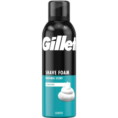 Gillette Original Scent Sensitive Shave Foam 200ml image