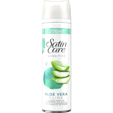 Gillette Satin Care Aloe Vera Glide Shave Gel 200ml image
