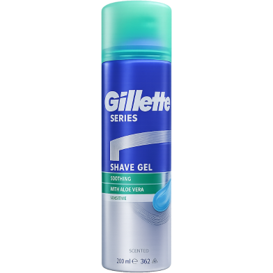 Gillette Series Aloe Vera Soothing Sensitive Shave Gel 200ml image