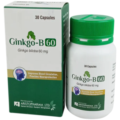 Ginkgo B 60mg Capsule 30's image