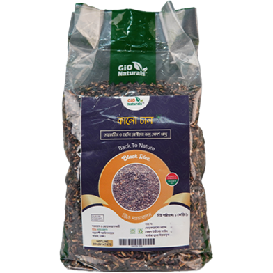 Gio Naturals Organic Black Rice 1 Kg image