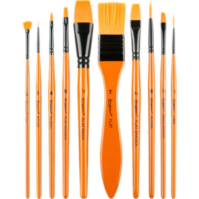 Giorgione Acrylic Color Paint Brushes with wallet image