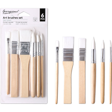 Giorgione G-M-6 Paint Brushes 6 Pcs Set image